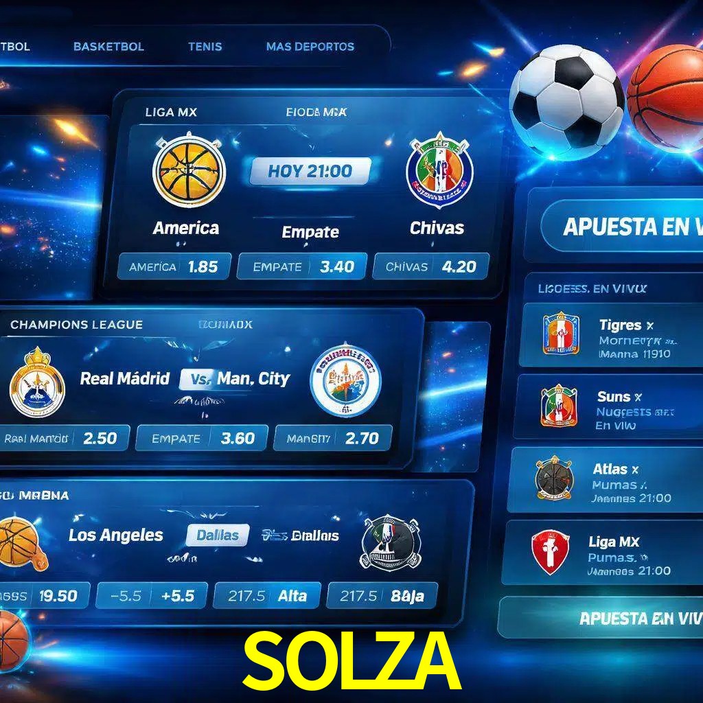 Mercados de apuestas deportivas SOLZA para jugadores en México